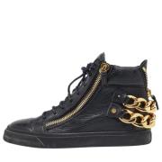 Giuseppe Zanotti Pre-owned Pre-owned Laeder sneakers Black, Dam