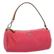 Prada Vintage Pre-owned Nylon prada-vskor Pink, Dam