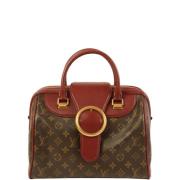 Louis Vuitton Vintage Pre-owned Canvas handvskor Brown, Dam