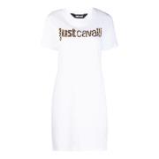 Just Cavalli Vit Tröja Klänning White, Dam