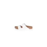 Birkenstock Plattformsandaler med justerbar metallspänne White, Dam