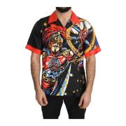 Dolce & Gabbana Multifärgad Sidenskjorta Casual Elegance Multicolor, H...