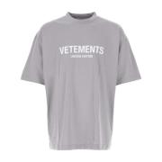 Vetements Lila Oversize T-shirt Purple, Herr