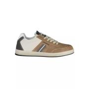 Carrera Brun Polyester Sneaker med Snörning och Logotyp Brown, Herr