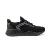 Blauer Elastiska Sneakers Ultralätt Bekväma Mångsidiga Black, Herr