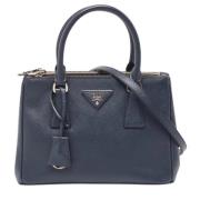 Prada Vintage Pre-owned Laeder totevskor Blue, Dam