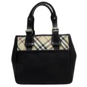 Burberry Vintage Pre-owned Canvas handvskor Black, Dam