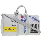 Louis Vuitton Vintage Pre-owned Canvas handvskor White, Dam