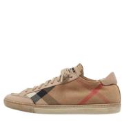 Burberry Vintage Pre-owned Canvas sneakers Beige, Dam