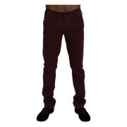 Cycle Brun Skinny Fit Byxor Red, Herr