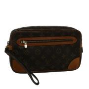 Louis Vuitton Vintage Pre-owned Canvas kuvertvskor Brown, Dam