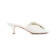 Bottega Veneta Havsalt Mule Sandal White, Dam