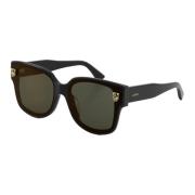 Cartier Cateye Solglasögon i Svart Black, Unisex