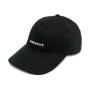 Givenchy Broderad Böjd Baseballkeps Black, Herr