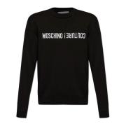 Moschino Tröja med logotyp Black, Herr