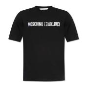 Moschino T-shirt med logotyp Black, Herr