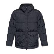 Stone Island Dunjacka med huva Blue, Herr