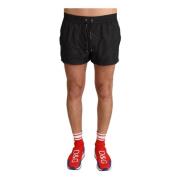 Dolce & Gabbana Svart King Badkläder Badshorts Black, Herr