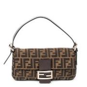 Fendi Vintage Pre-owned Canvas fendi-vskor Brown, Dam