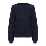 Saint Tropez Night Sky Pullover Sweater Blue, Dam