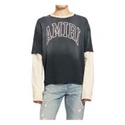 Amiri Vintage Långärmad T-shirt Black, Herr