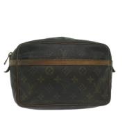 Louis Vuitton Vintage Pre-owned Canvas kuvertvskor Brown, Dam