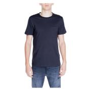 Peuterey Herr T-shirt Vår/Sommar Kollektion Black, Herr