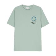 Maison Kitsuné T-Shirts Blue, Herr