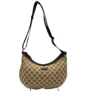 Gucci Vintage Pre-owned Canvas gucci-vskor Beige, Dam