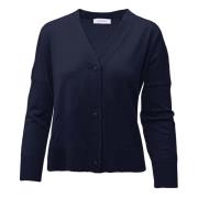 Gran Sasso Stilfull Cardigan Sweater Blue, Dam