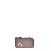 Baldinini Wallet in taupe saffiano Beige, Dam