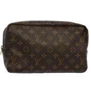 Louis Vuitton Vintage Pre-owned Canvas kuvertvskor Brown, Dam