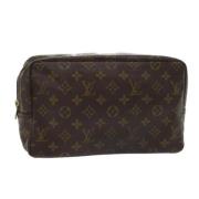 Louis Vuitton Vintage Pre-owned Canvas kuvertvskor Brown, Dam