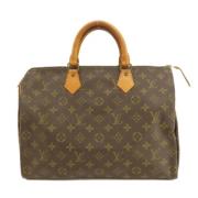 Louis Vuitton Vintage Pre-owned Canvas handvskor Brown, Dam