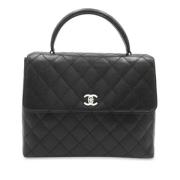 Chanel Vintage Pre-owned Laeder handvskor Black, Dam