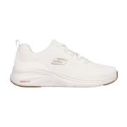 Skechers Lättviktig Trendig Sneaker White, Dam