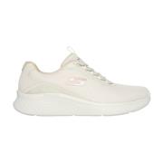 Skechers Sportig och Elegant Sneaker med Komfort Beige, Dam