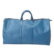 Louis Vuitton Vintage Pre-owned Laeder handvskor Blue, Dam