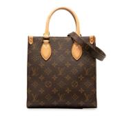 Louis Vuitton Vintage Pre-owned Canvas handvskor Brown, Dam