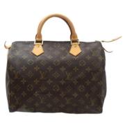 Louis Vuitton Vintage Pre-owned Canvas handvskor Brown, Dam