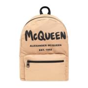 Alexander McQueen Stilren Ryggsäck för Dagligt Bruk Beige, Herr