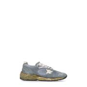 Golden Goose Blå Mocka Tyg Sneakers Man Blue, Herr