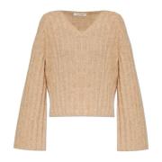 By Malene Birger Ulltröja Cimone Beige, Dam