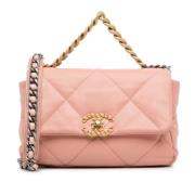 Chanel Vintage Pre-owned Laeder axelremsvskor Pink, Dam