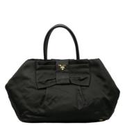 Prada Vintage Pre-owned Nylon prada-vskor Black, Dam