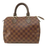 Louis Vuitton Vintage Pre-owned Canvas handvskor Brown, Dam