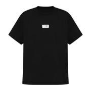 MM6 Maison Margiela T-shirt med logotyp Black, Herr