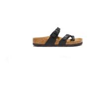 Birkenstock Mayari-stil Flip Flops Black, Dam