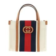 Gucci Vintage Pre-owned Canvas totevskor Multicolor, Dam