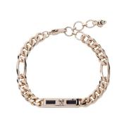 Alexander McQueen Metallic Twin Armband Yellow, Herr